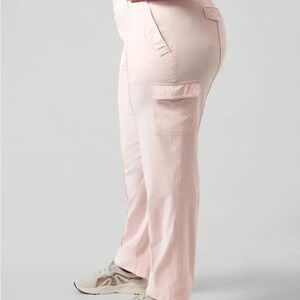 Athleta Active Performance Pink Vienna Cargo Pants Size 18